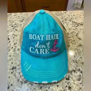 Boat Hair, Don't Care Baseball Hat NWT
Brand: Katydid
Excellent New Condition!!!